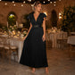 👗 50% OFF NOW! ✨ Women Elegant V-Neck Pleated Long Dress – Flattering pleats, lightweight fabric & elegant flow – Perfect for parties, weddings & summer evenings 🌸