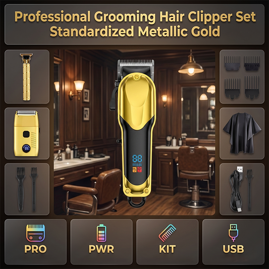 ✂️ 50% RABATT NU! ⚡ Professionellt set med elektrisk hårklippare för män