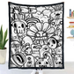 DIY Coloring Blanket with 24 Markers