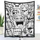 DIY Coloring Blanket with 24 Markers