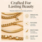 ✨50% RABATT NU! !✨Dainty Layered Gold Initial Anklets for Women