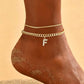 ✨50% RABATT NU! !✨Dainty Layered Gold Initial Anklets for Women