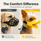🛒 50% RABATT NU! 🐕 Söt anknäbb‑silikonmuzzle för hund – Skyd dig och dina lurviga vänner, mjuk & bekväm 😊