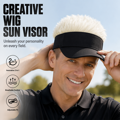 Kreativ Peruk Solskarm Hatt