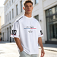 50% RABATT! Herr Oversized Bomulls-T-shirt Avslappnad, Bekväm & Mångsidig