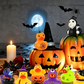 📢📢50% REA !! ⏰ Halloween Anka Badleksak för Barn