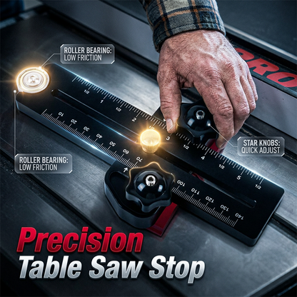 🔧 2026 Rea — Över 58 900 Sålda! ⚙️ Portabelt Svart Precisionsstopp för Bordsåg