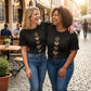 📢📢50% REA !! ⏰ Dam Casual Hjärttryck Kortärmad T-shirt