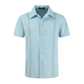 Herr Kortärmad Kubansk Guayabera Skjorta