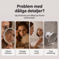 💄Tidsbegränsad 50% rabatt! 💡 10 gångers förstorande sminkspegel med LED-ljus och sugkopp