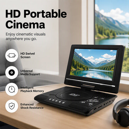 Multifunktionell Portabel HD DVD-spelare