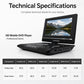 Multifunktionell Portabel HD DVD-spelare