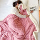 🧶 50 % RABATT NU! 🔥 Förtjockad imitation kashmir kastfilt – mjuk, lätt & varm – perfekt för soffan och sängen – 5 storlekar & 9 färger 🛋️