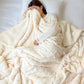 🧶 50 % RABATT NU! 🔥 Förtjockad imitation kashmir kastfilt – mjuk, lätt & varm – perfekt för soffan och sängen – 5 storlekar & 9 färger 🛋️