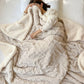 🧶 50 % RABATT NU! 🔥 Förtjockad imitation kashmir kastfilt – mjuk, lätt & varm – perfekt för soffan och sängen – 5 storlekar & 9 färger 🛋️
