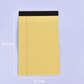 Minimalist Lined Writing Notepad