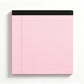 Minimalist Lined Writing Notepad