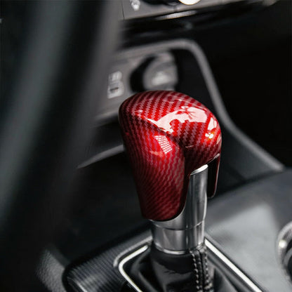 🎉 2026 Sale — Over 21,900 Sold!🚗Civic Gear Shift Knob Cover – Carbon‑Fiber Style Trim ✨