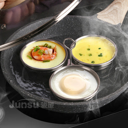 🥚 50% RABATT NU! Äggkokare i 304 rostfritt stål – hållbar, mångsidig & elegant design – perfekt för perfekta ägg och små ingredienser 🍳