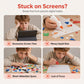 Aktivitetsbok med geometriska klistermärken för barn