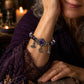 Gotiskt Lila Strass Halloween-armband