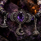 Gotiskt Lila Strass Halloween-armband