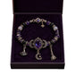 Gotiskt Lila Strass Halloween-armband
