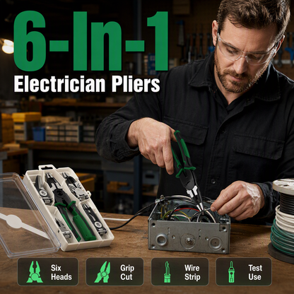 🔧 6-i-1 Trådavdragartång – Multifunktionellt Elektriskt Verktyg