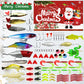 Julkalender med fiskedrag – Blindbox-set med wobbler, popper och skeddrag