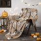Halloween spöktryckt mysig pläd