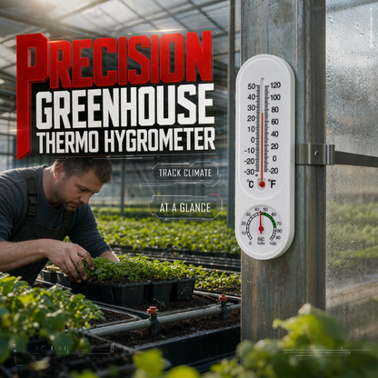 Precision Termo Hygrometer för Växthus
