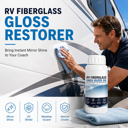⏳🔥TIDSBEGRÄNSAT 50% REA! ⏰RV Fiberglasskifte Glansolja🚐✨