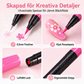 🌹 50% RABATT NU ! !🌹24-färgers dubbeländade nagelkonstpennor set