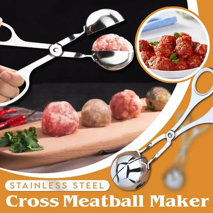 🍖 50% RABATT! ⏳ Rostfri Köttbulletillverkare – 304 Livsmedelsklassat Stål, Non-Stick Slät Yta & Enkelt Tryck – Perfekta Köttbullar på Sekunder ✨