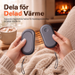 🧤 50 % RABATT NU! 🔥 Magnetisk delbar 2-i-1 handvärmare – mini, portabel & USB-laddning – perfekt för vinterkyla ❄️