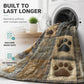 🐾 50% RABATT! ✨ Söt flanellfilt med tassavtryck – Mysig värme, levande och hållbart tryck & mångsidig för vardagsbruk – Underbar komfort för sovrum, soffor & djurvänliga hem 🛋️