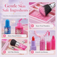 👑 50 % RABATT NU! 💄 Tvättbart prinsess-sminkset för barn – läppstift, ögonskugga, nagellack & sminkväska ✨