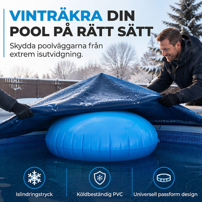📢📢50% RABATT NU!! ⏰Rund uppblåsbar luftkudde för vinterförvaring av pool