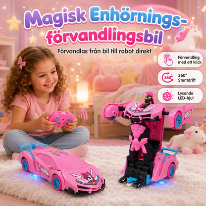 Enknapps-deformerbar fjärrstyrd bil, cyberpunk-spindel-enhörning, drifter-RC-pickup, leksaksgåva för pojkar och flickor