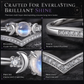 🌙 50 % RABATT! ✨ Vintage gotisk halvmånering med månsten – platinapläterad V-formad kloinfattning, pavéglitter och ergonomisk komfort – mystisk elegans varje dag 💍