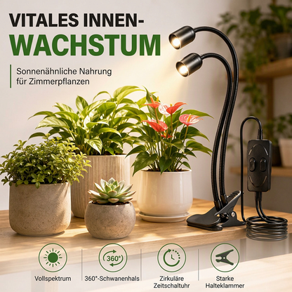 🌱 50 % RABATT! 💡 LED-växtlampa med fullspektrum – främjar tillväxt och blomning ✨