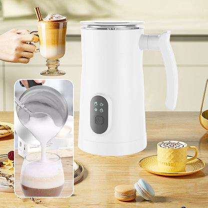 ☕ 50 % RABATT NU! 🥛 Elektrisk mjölkskummare – varmt och kallt skum, magnetisk visp och cafékvalitet – 400 W för latte, cappuccino och mer 🍶
