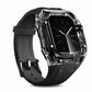Integrerat smartwatch-armband med skyddande skal och sportrem