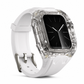 Integrerat smartwatch-armband med skyddande skal och sportrem