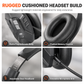 Trådlöst Bluetooth-headset för callcenter med ENC (brusreducering) och automatisk parkoppling, avsett för kundtjänstpersonal och lastbilsförare