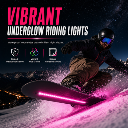 🛴 Spara 50 %! 💡 Underglow LED-belysning för sparkcykel – 50 cm, 30 LED & fjärrkontroll ✨