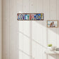 Vintage dekorativ registreringsskylt ”Love You More”