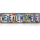 Vintage dekorativ registreringsskylt ”Love You More”