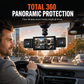 🚗📹 F100 4-linsig bilkamera 1080p HD med infrarött mörkerseende och GPS-synkronisering