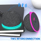 Magnetisk Bärbar Mini Trådlös Bluetooth-Högtalare – 360° Ljud, TWS & Mobilhållare